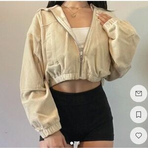 BDG Cropped corduroy jacket